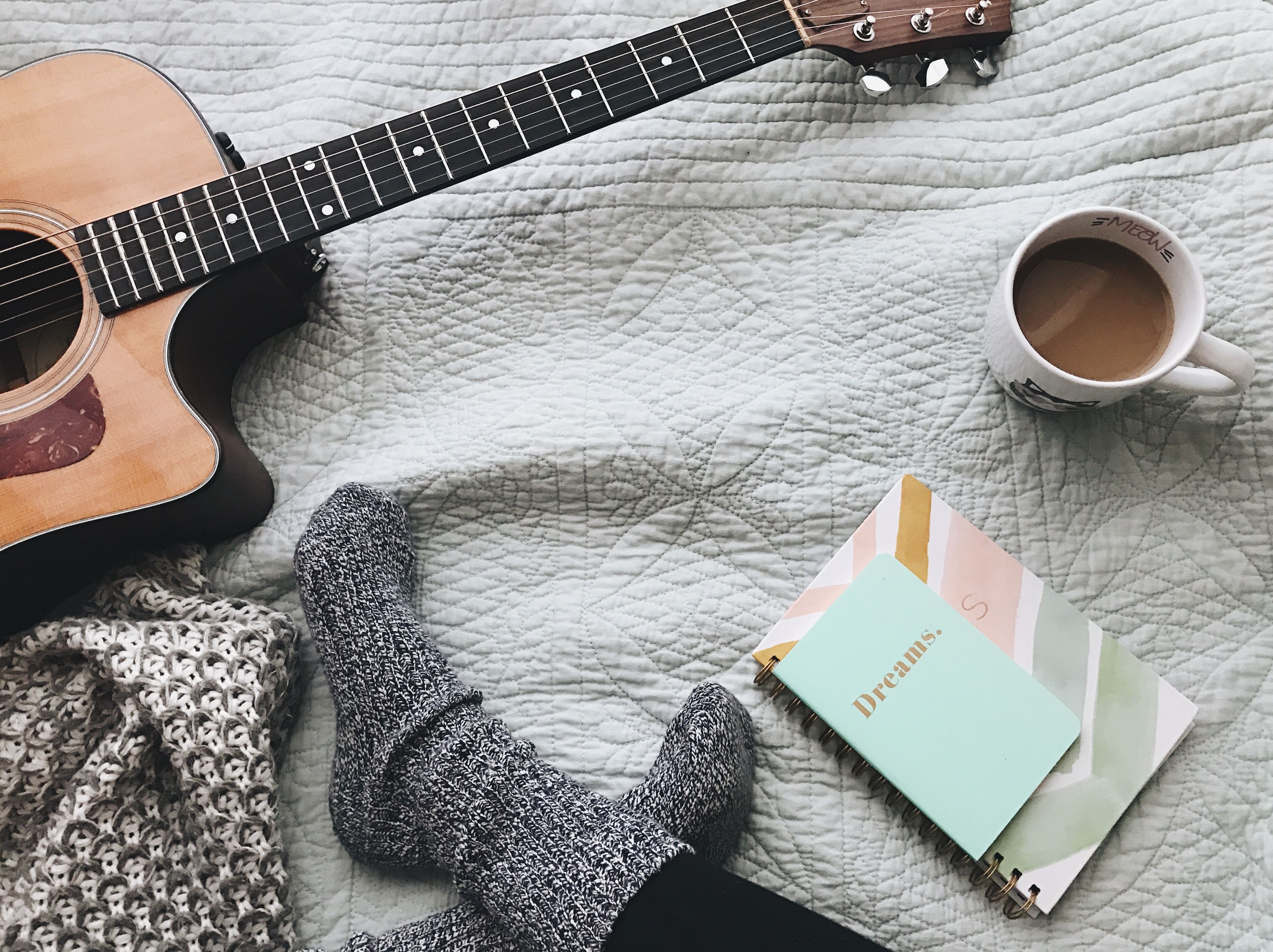 A girl and her journal.