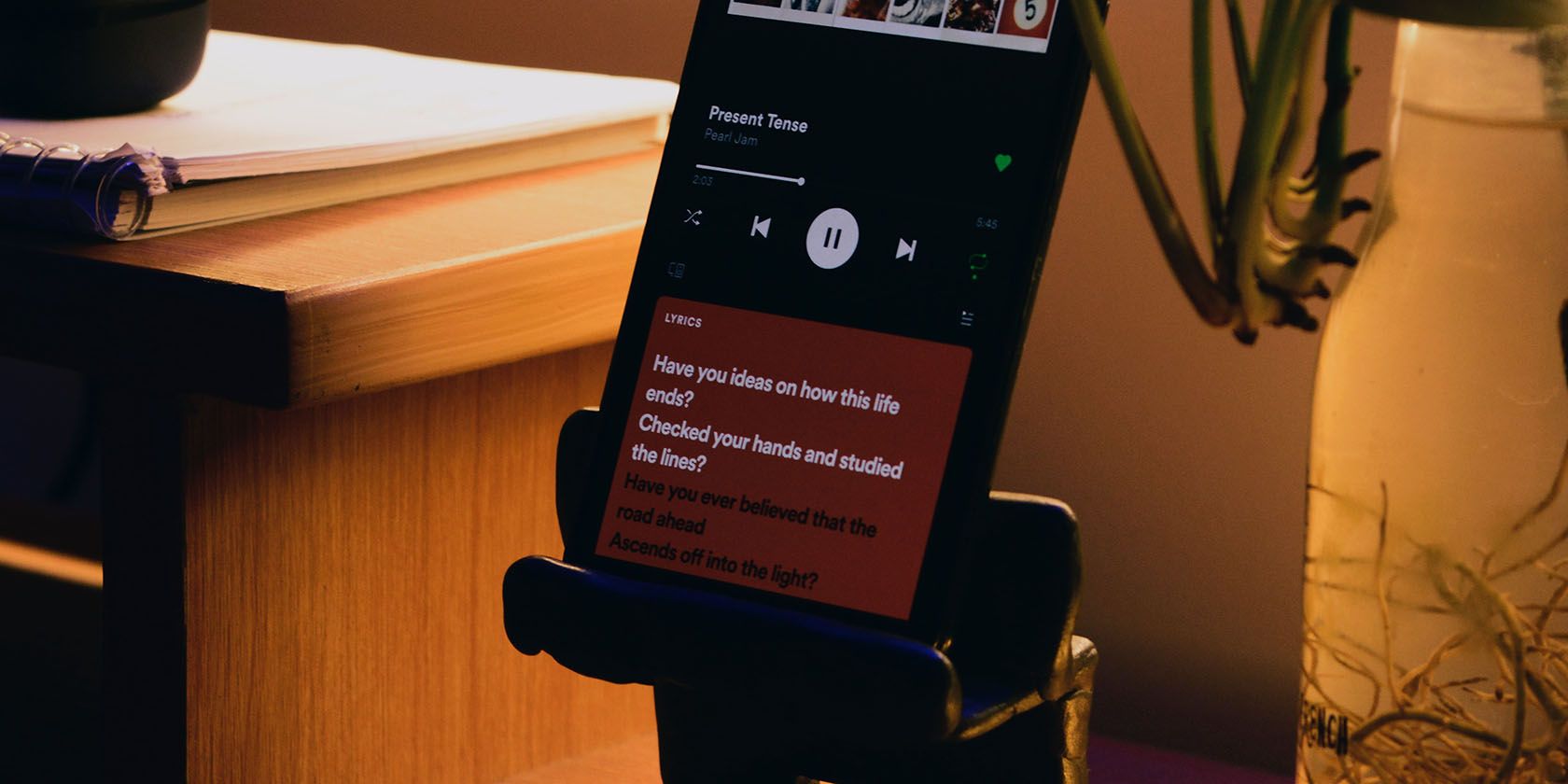 Photo of Spotify on a phone screen