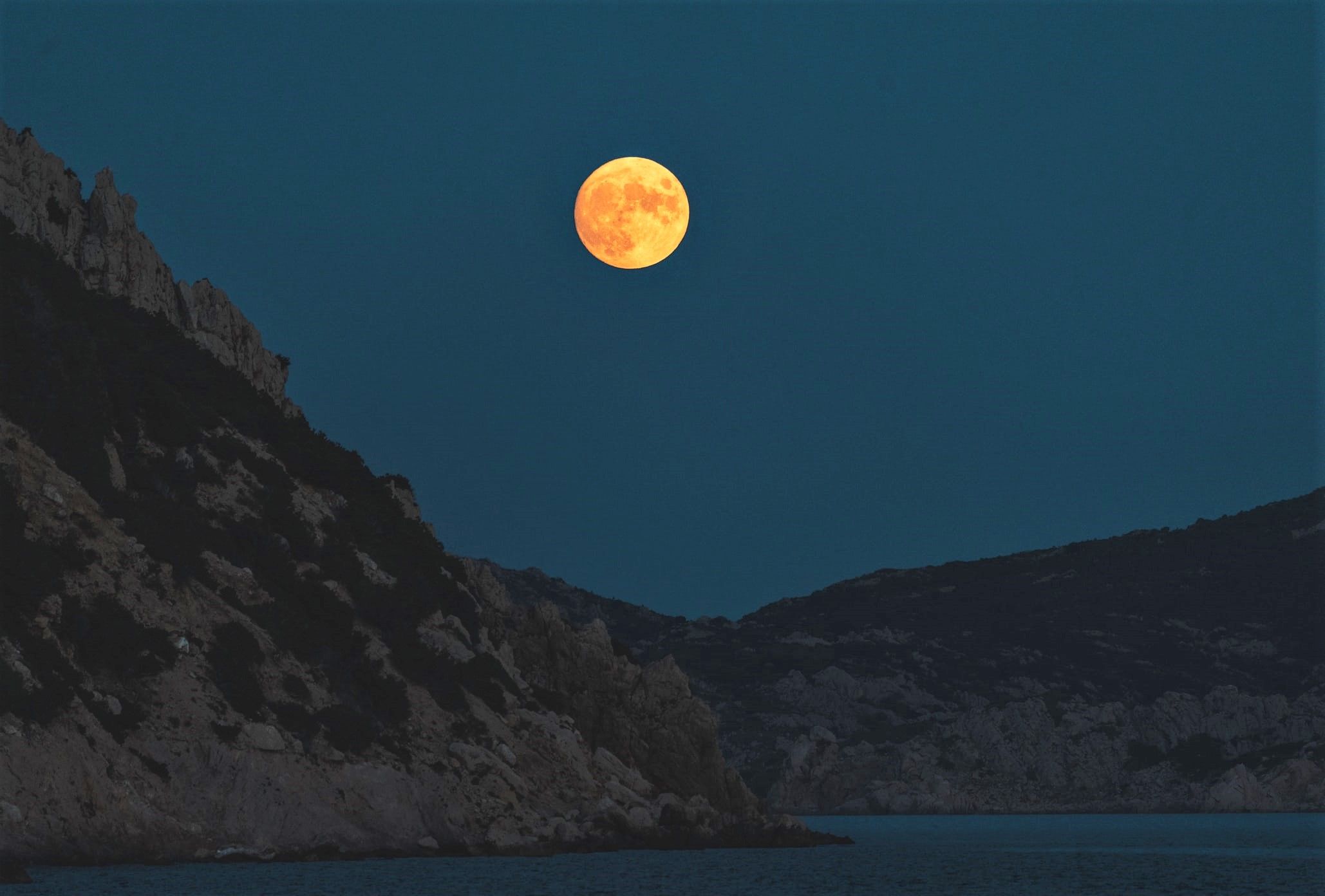 Landscape Astrophotography Moon