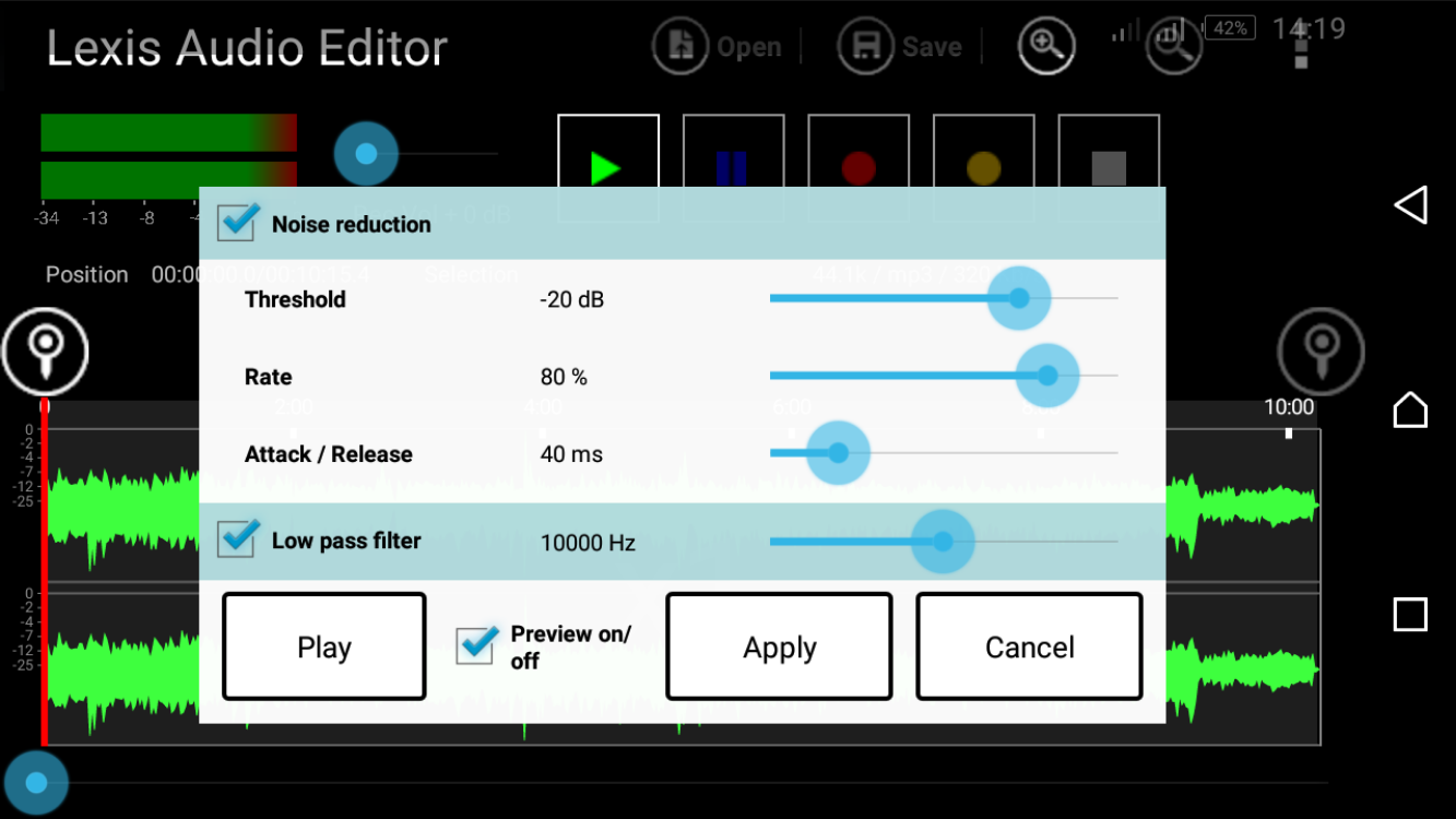 video noise reduction app