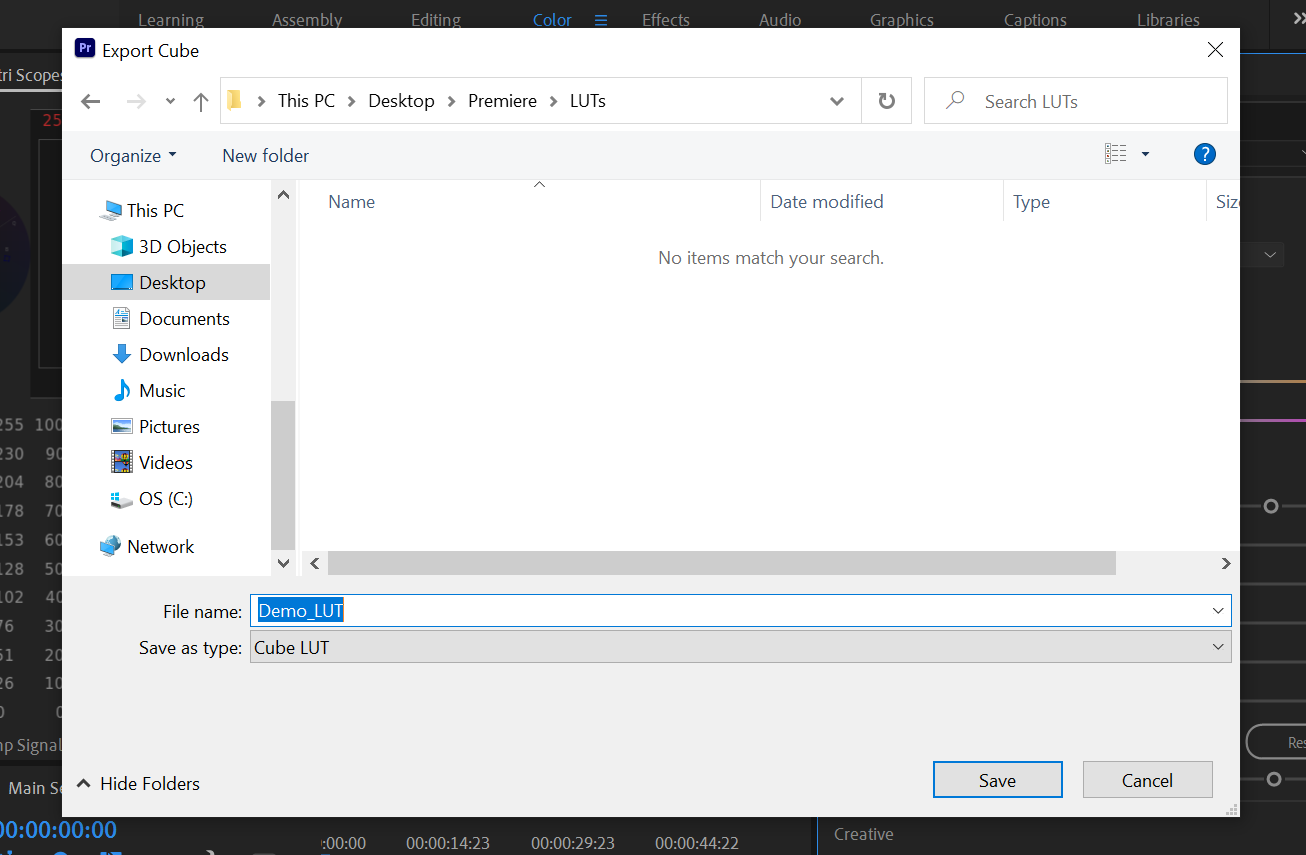 How to Export a LUT From Adobe Premiere
