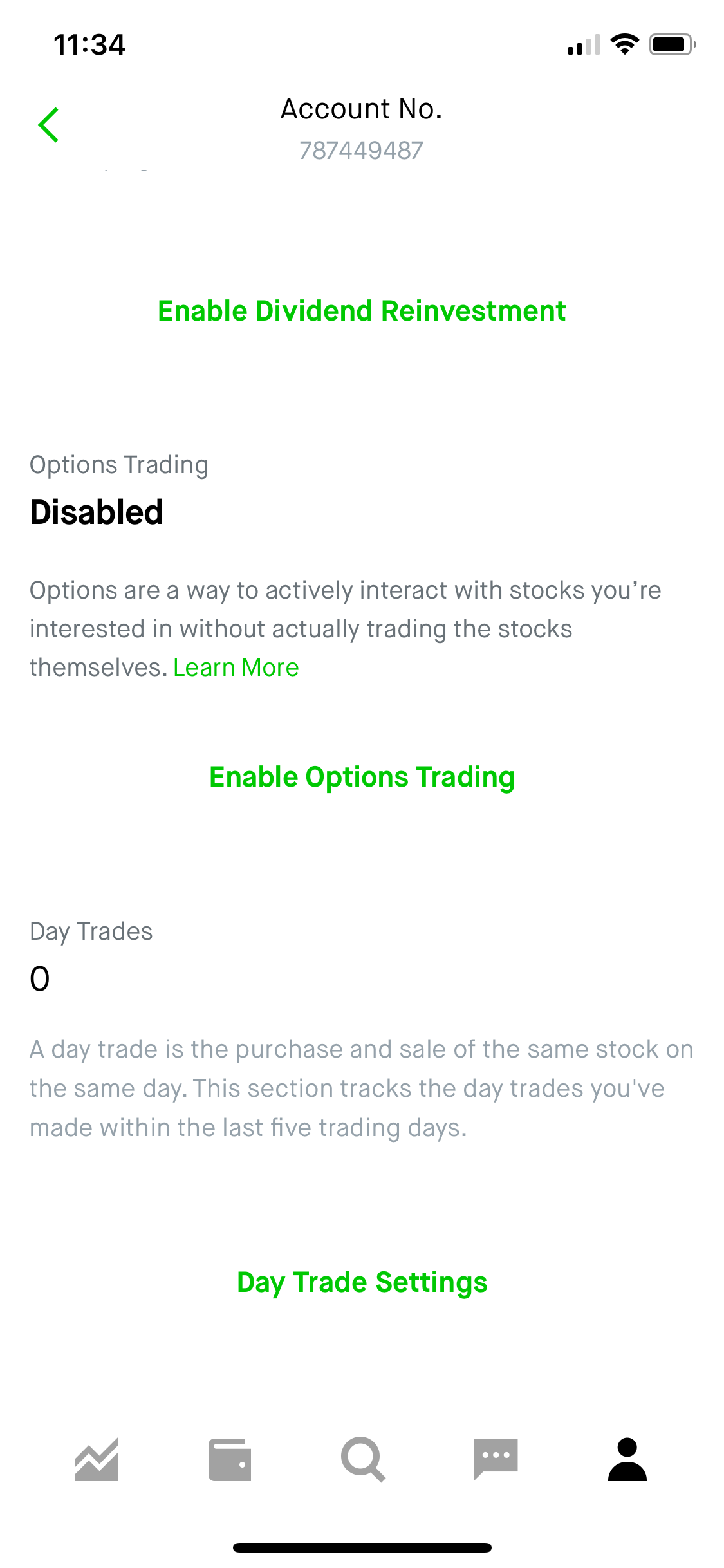 Robinhood enable options trading