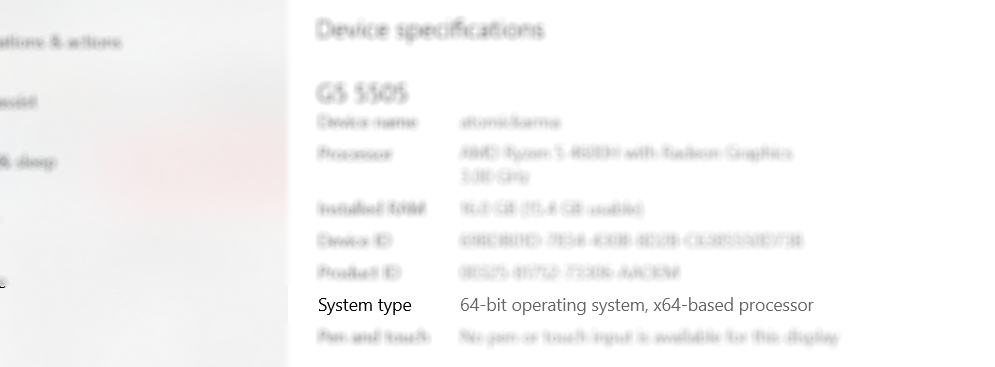 Check if your Windows version is 64-bit
