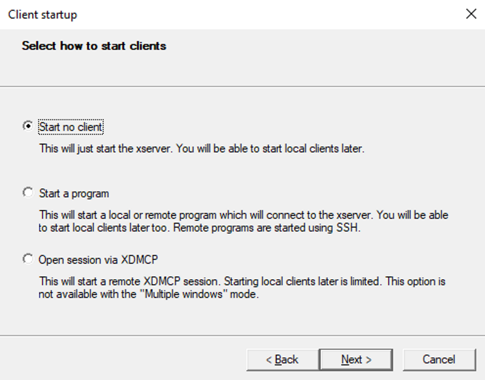 Configure X server with WSL on Windows