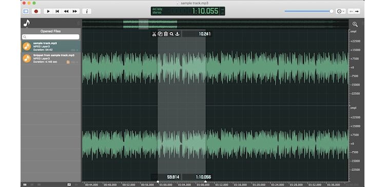 OceanAudio, l'un de nos programmes audio préférés pour Mac.
