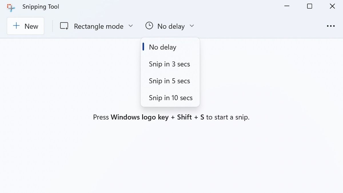 no delay option in snipping tool - 4 modi per acquisire uno screenshot in Windows 11
