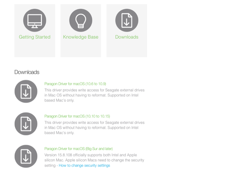 have mac format seagate drive