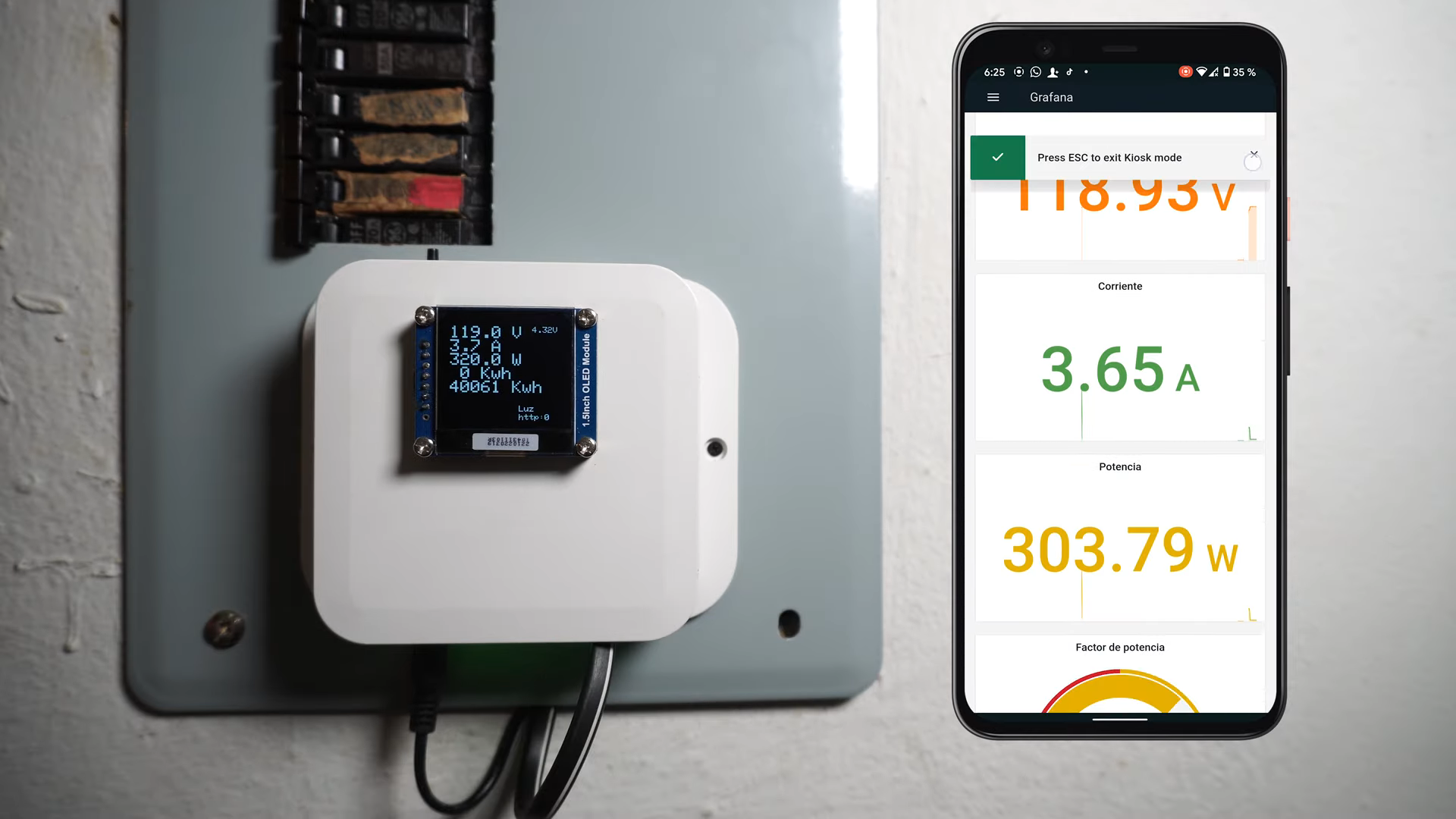 smart esp32 energy monitor
