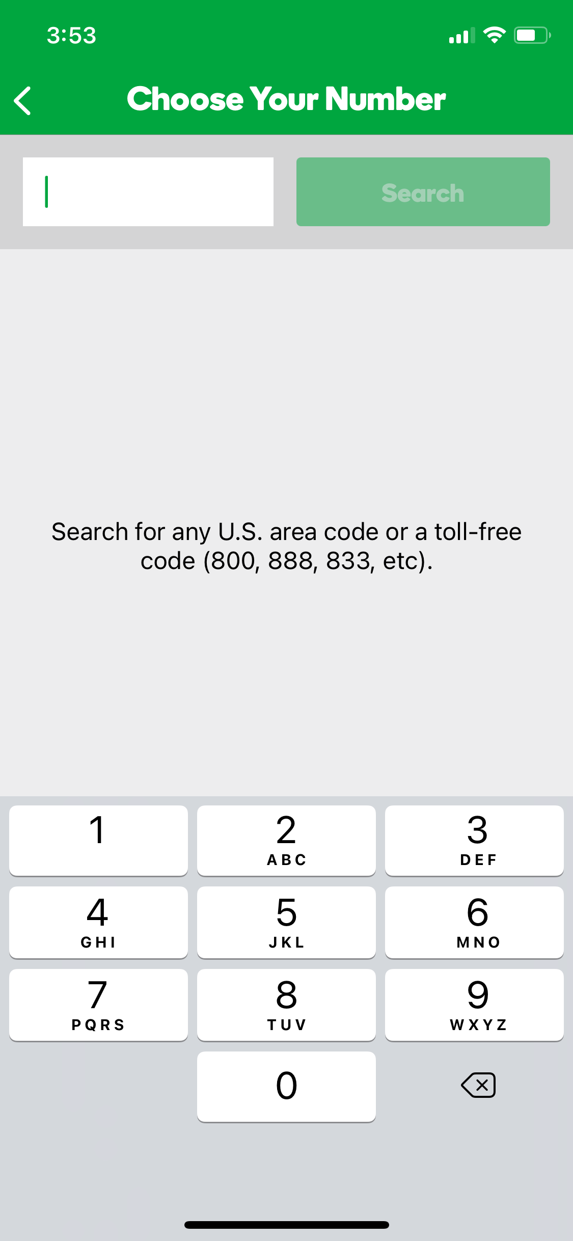 Screenshot showing how to make a call on Smartline