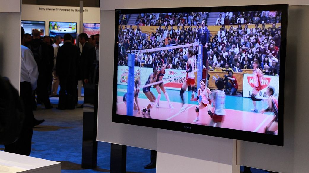 sony TV at convention