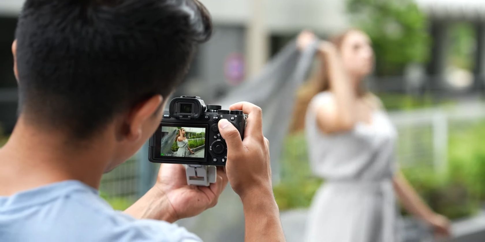 Sony A7 IV mirrorless camera model photography