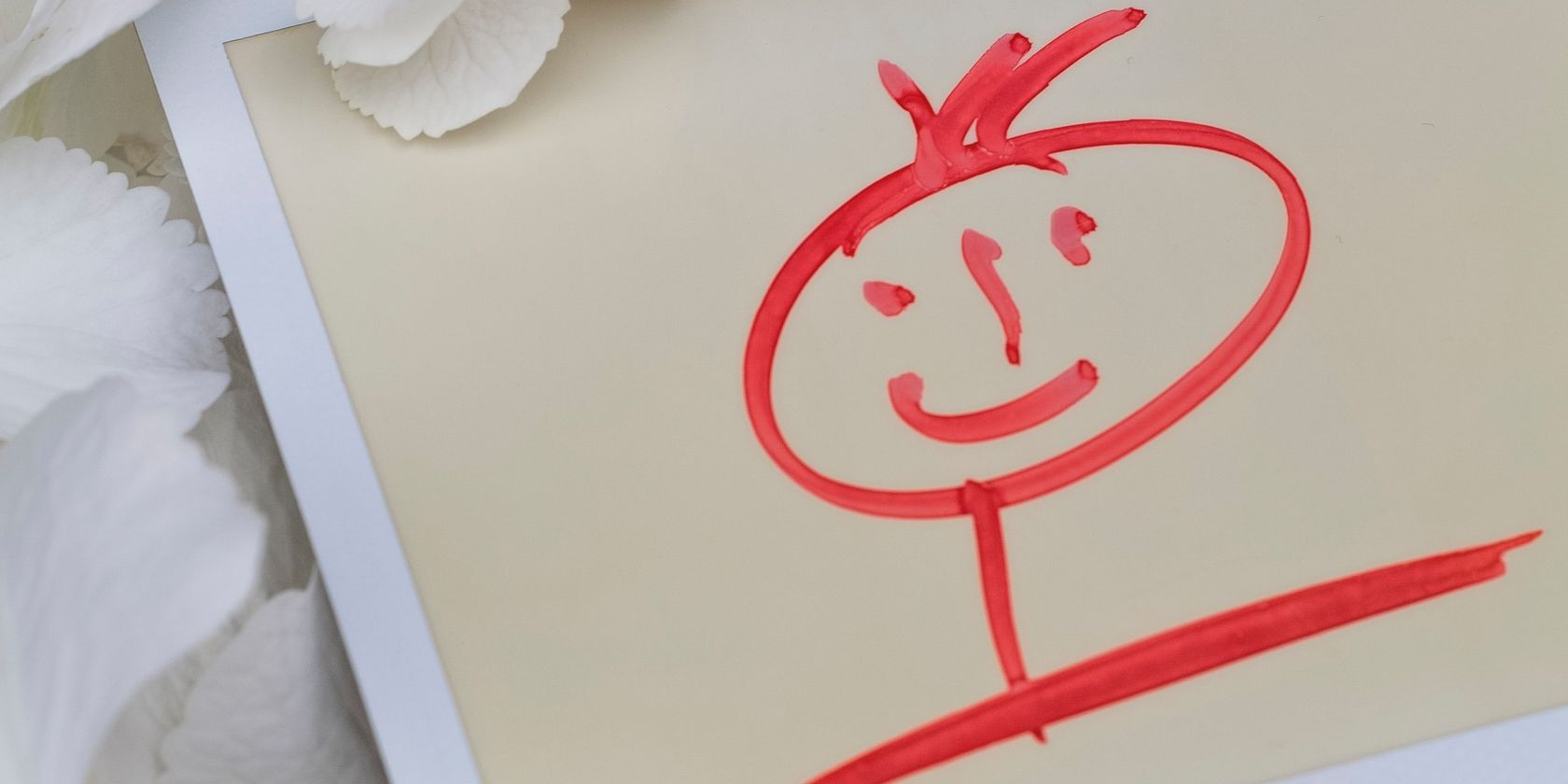 Stick Figure Character Drawn With Red Marker