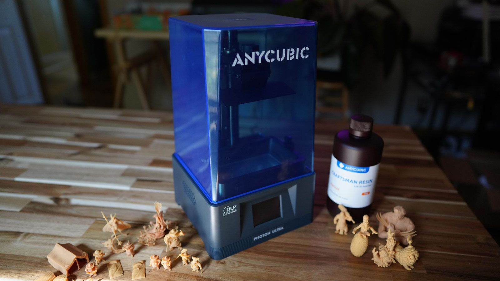 anycubic photon ultra 3d printer resin models