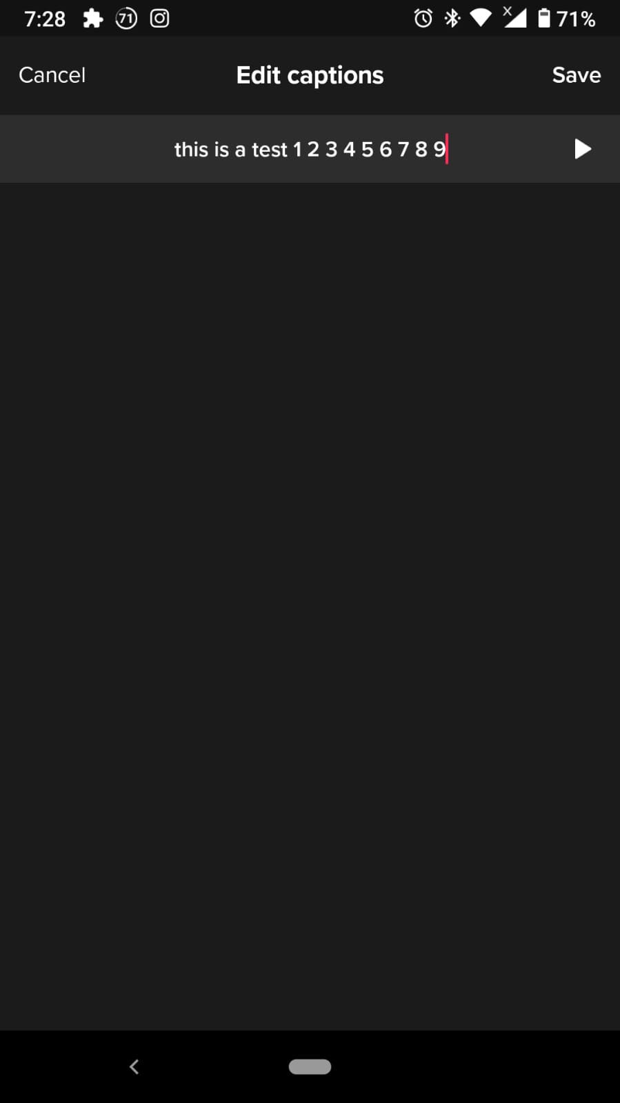 tiktok edit captions screenshot