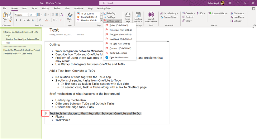 Onenote Task Assignee How to Integrate Microsoft To-Do With OneNote