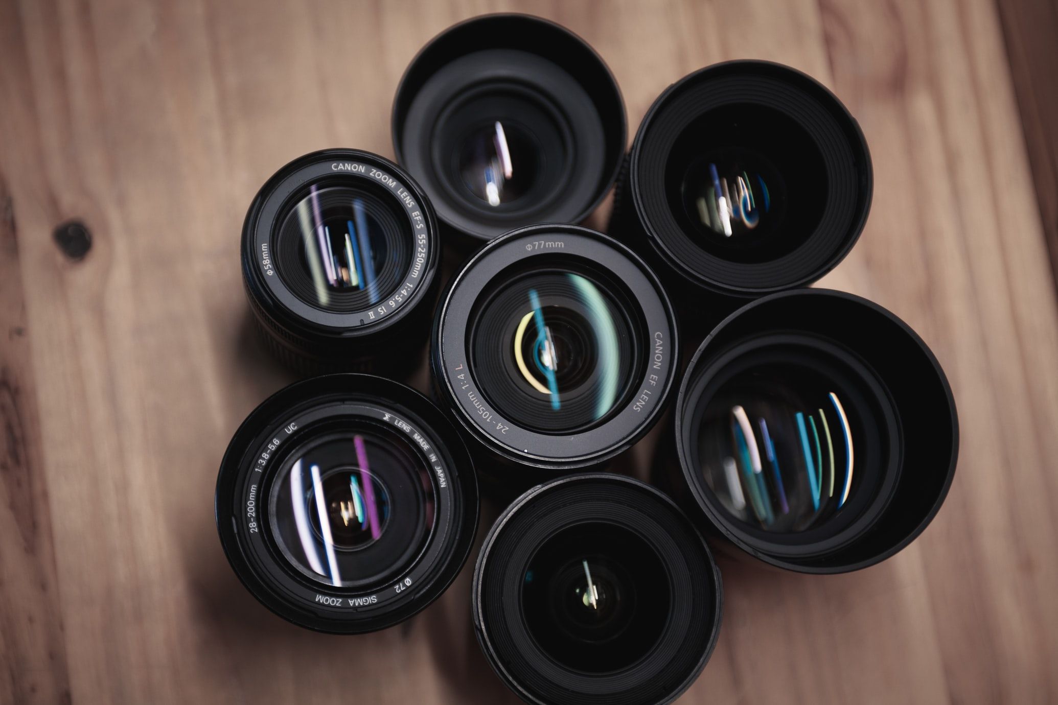 Was ist Landschafts-Astrofotografie? 8 Tipps für Anfänger - variety of camera lenses