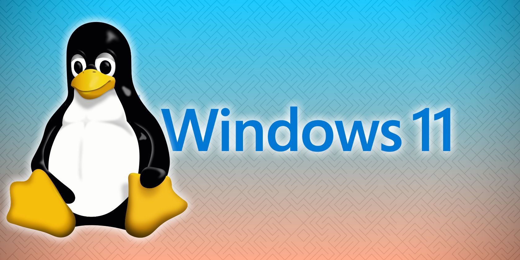 windows 11 tux linux logo feature