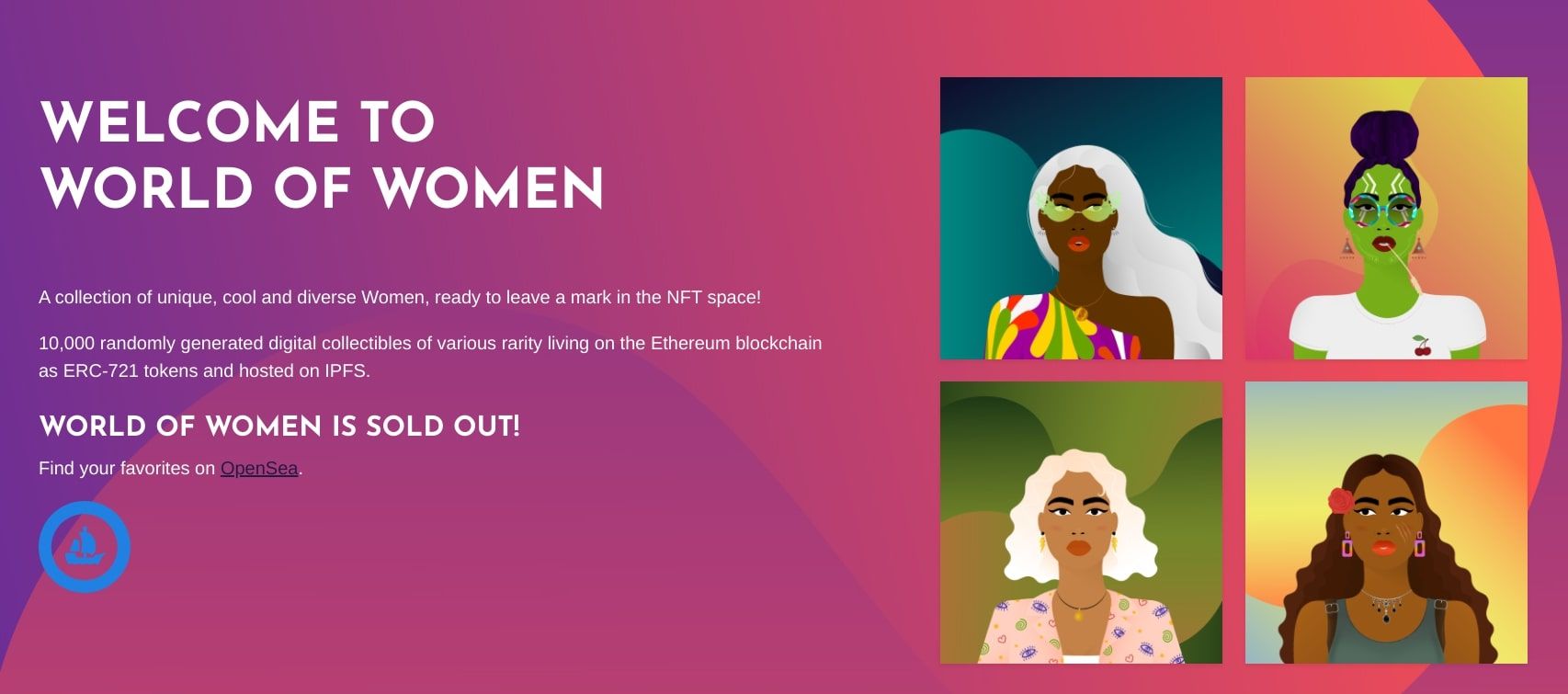 world of women website screenshot