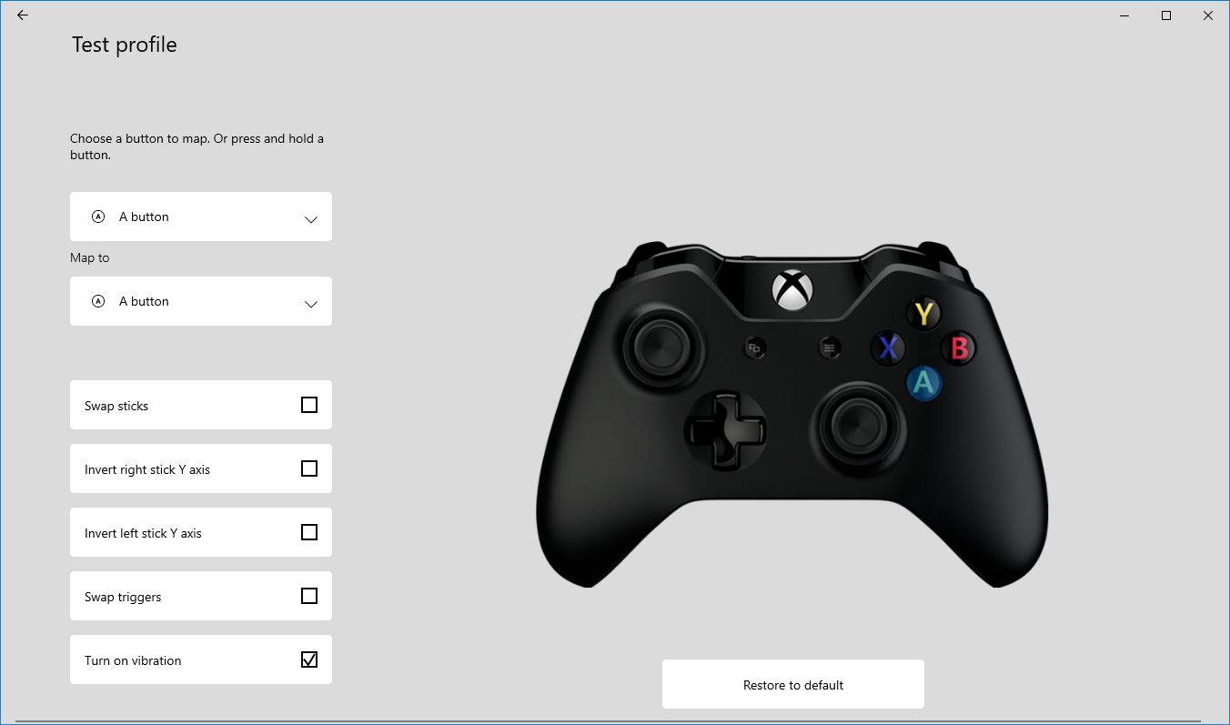 xbox accessories remap controller