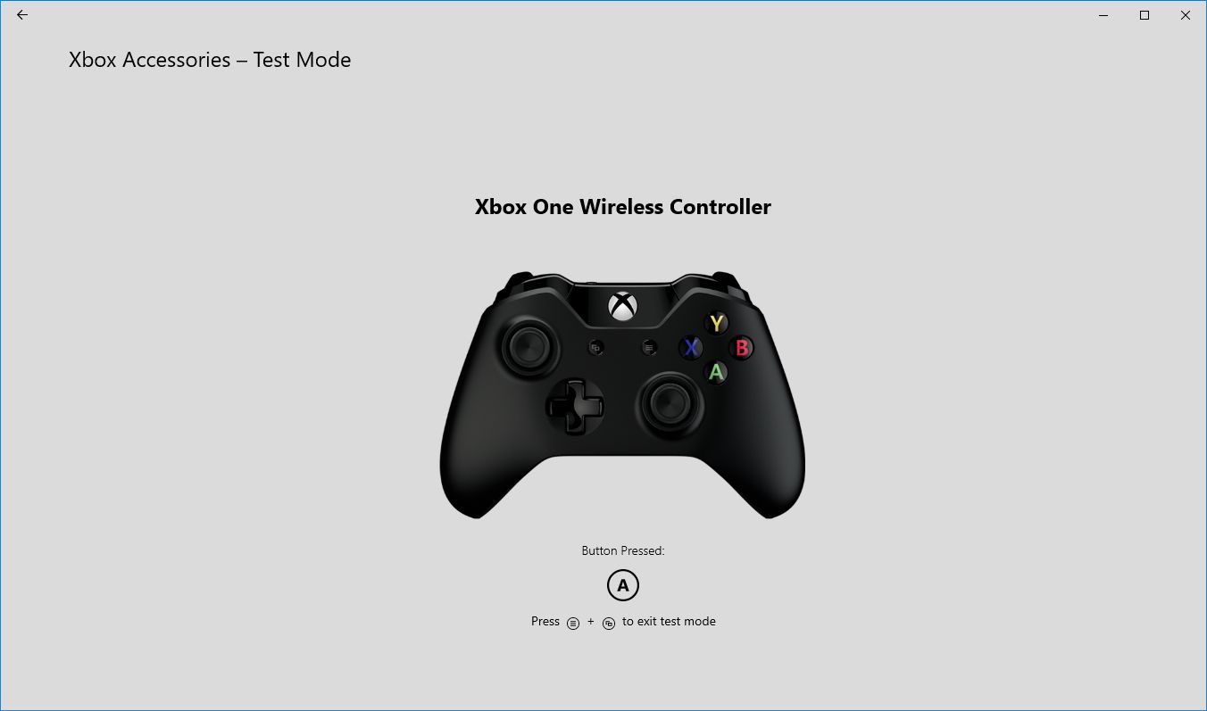 xbox accessories test controller