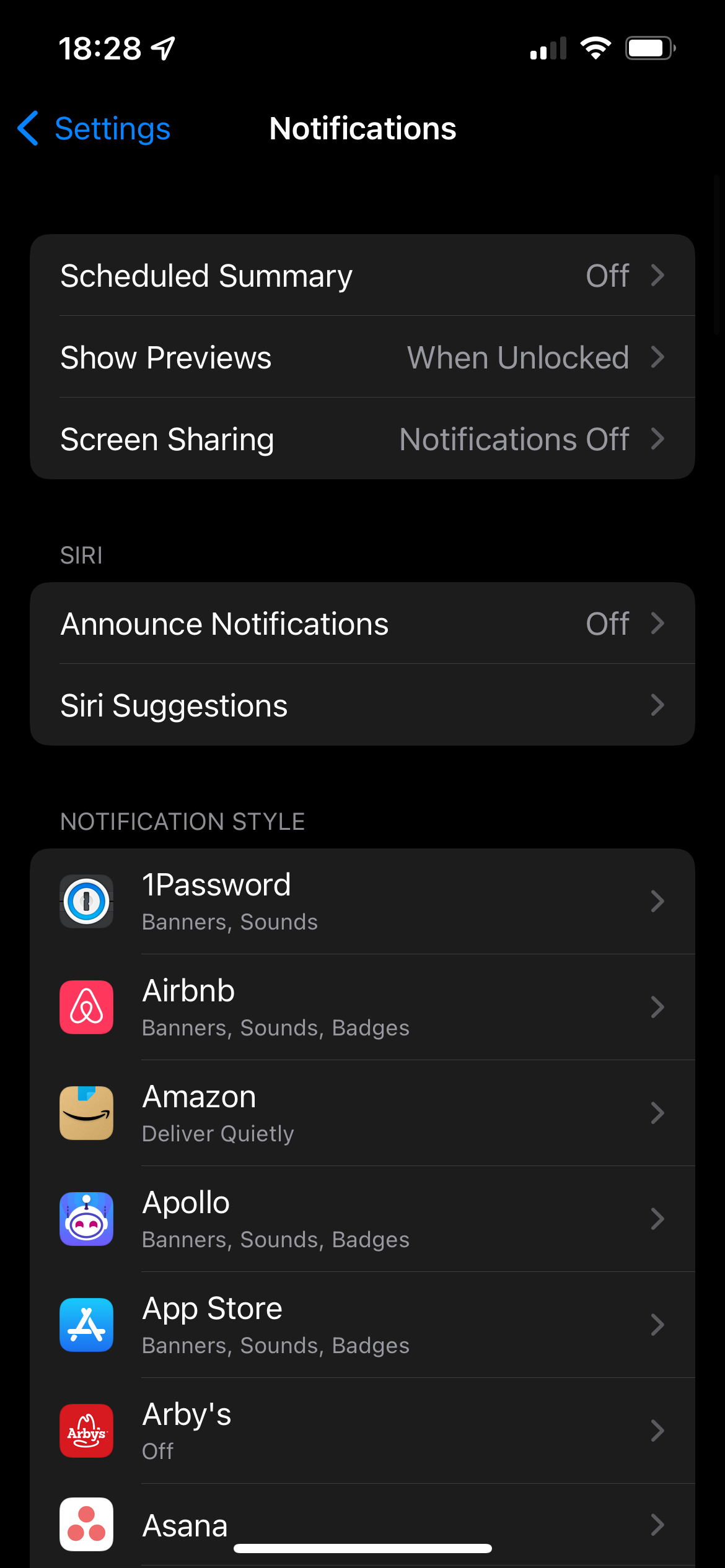 iPhone Notifications Show Previews