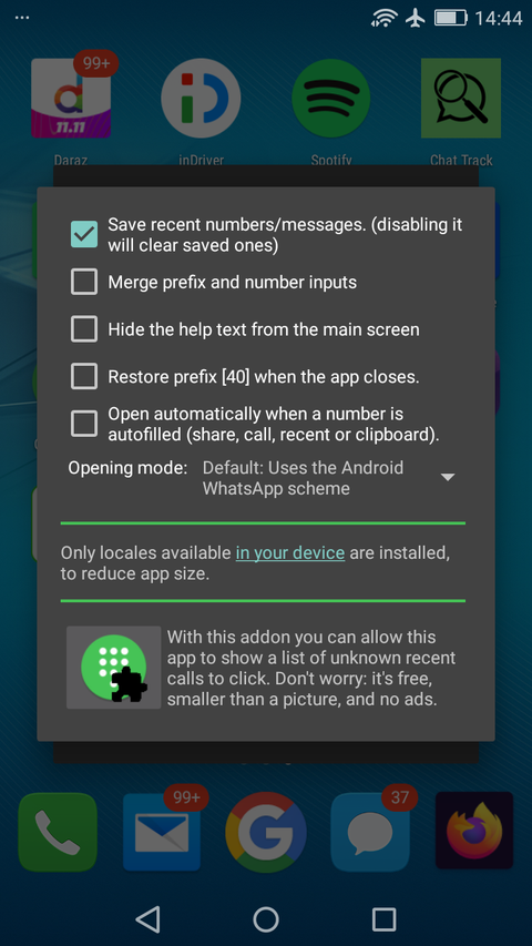 واتساپ خود را با این 10 اپلیکیشن اندرویدی بهتر کنید 24 Click to chat options.png?q=50&fit=crop&w=480&dpr=1 -
