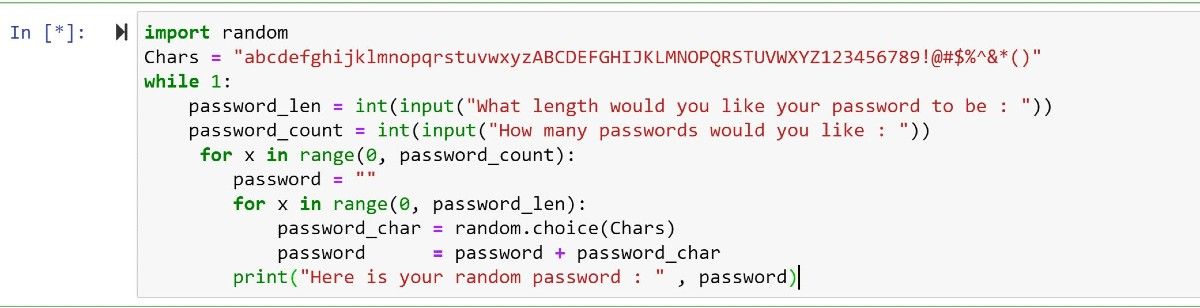 Concatenate the Random Value With the Default Password Value