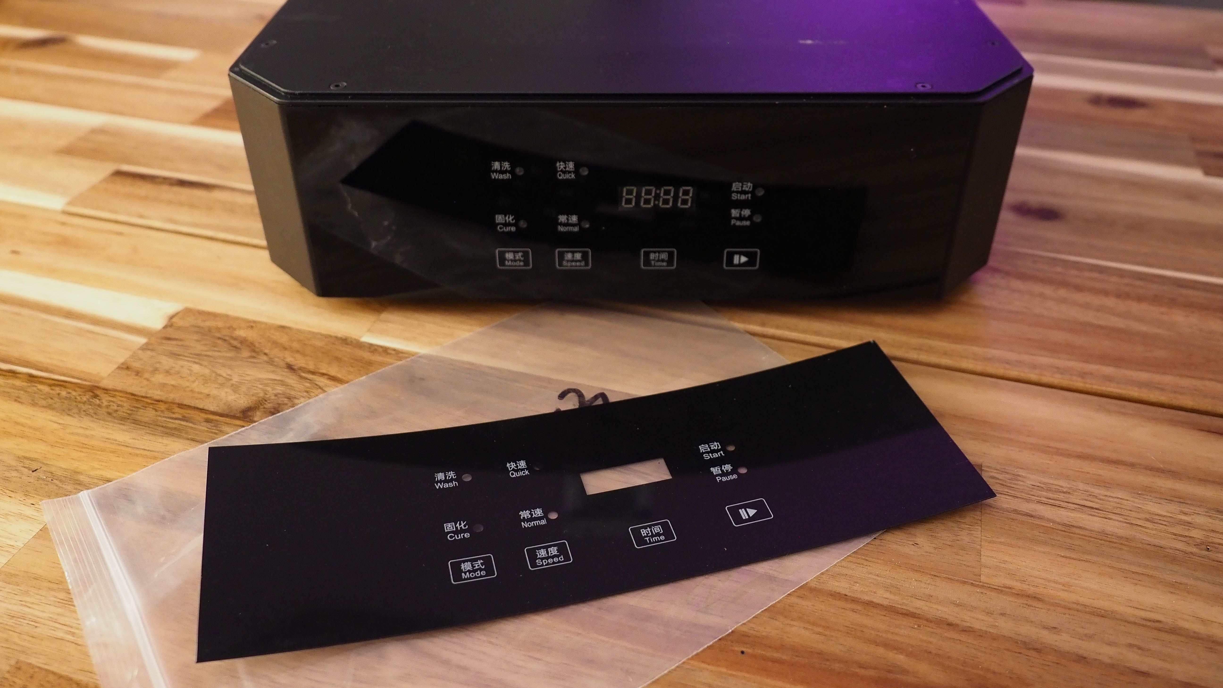 creality front panel sticker