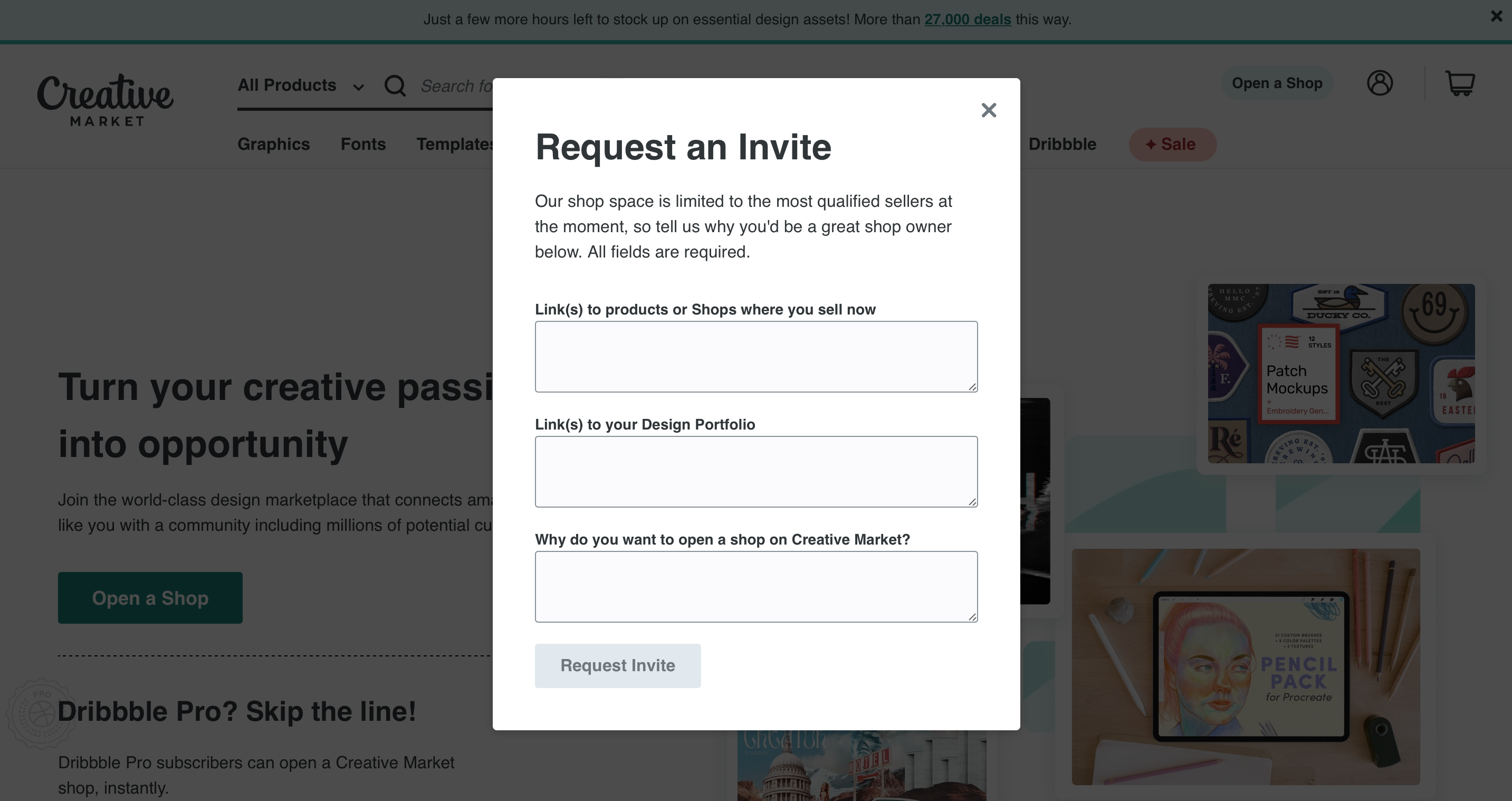Creative Market Screenshot