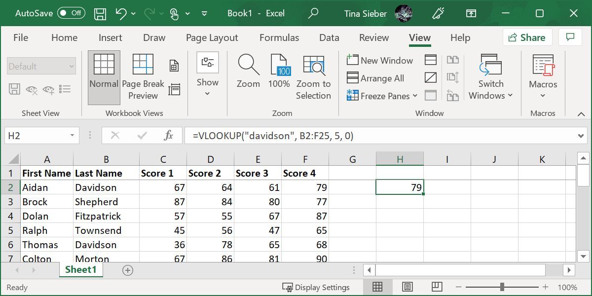 Excel Vlookup Function 02