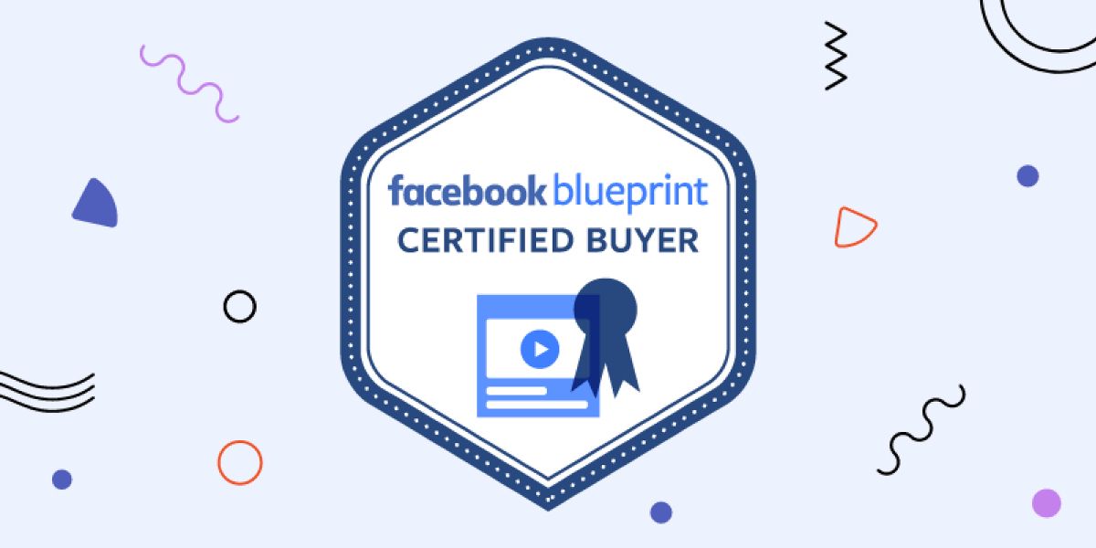 A graphical representation of a Facebook Blueprint badge