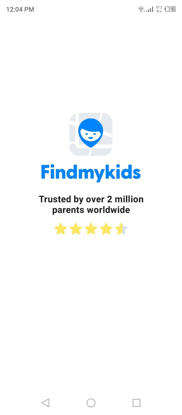 Find My Kids - Welcome Page
