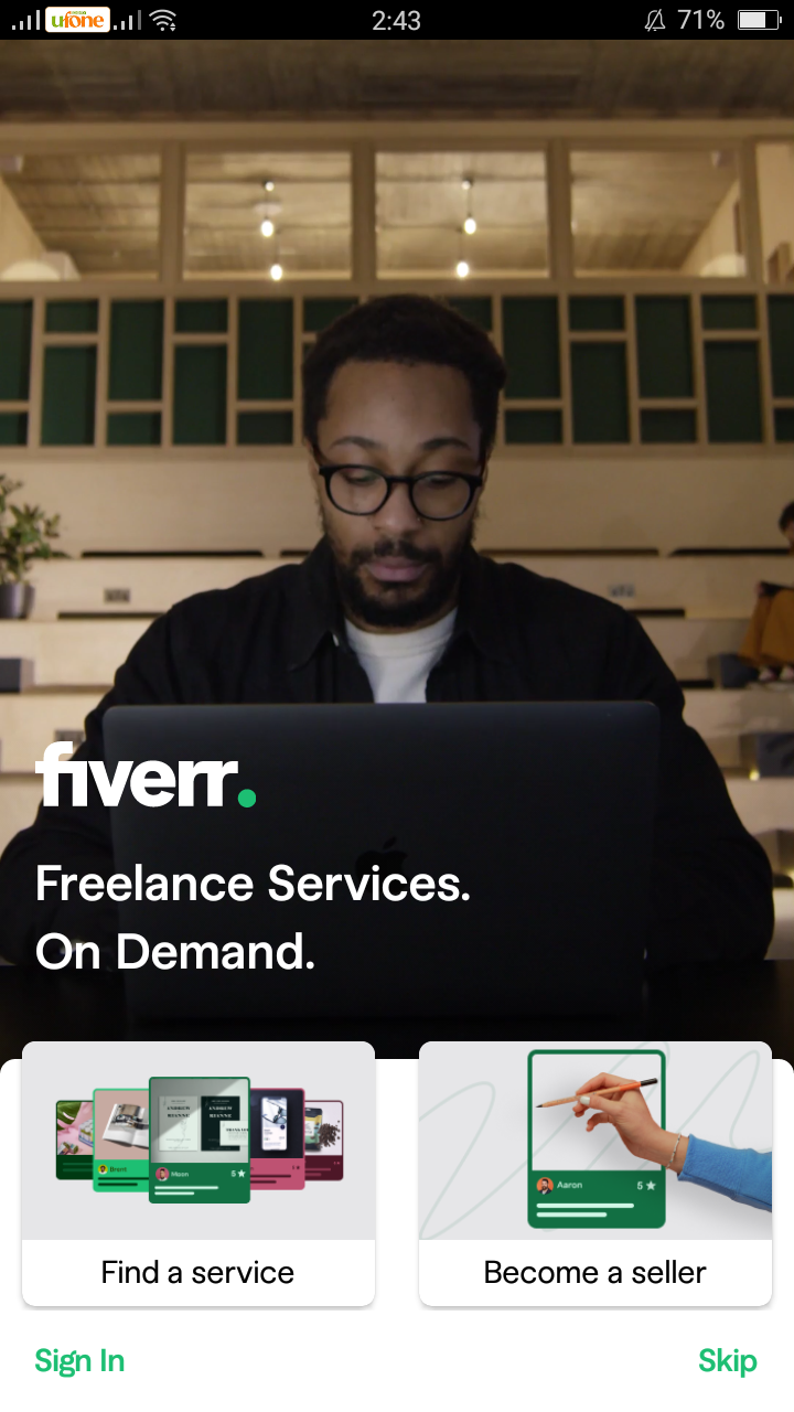 Fiverr - Homepage