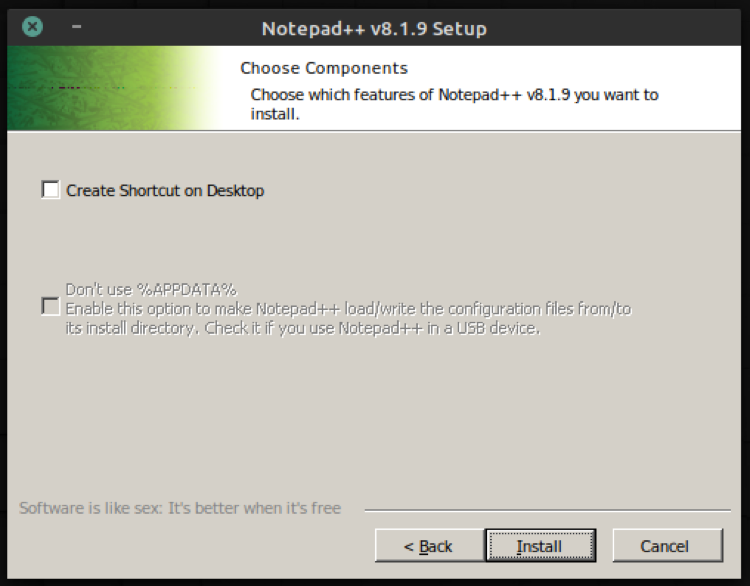 notepad download for linux