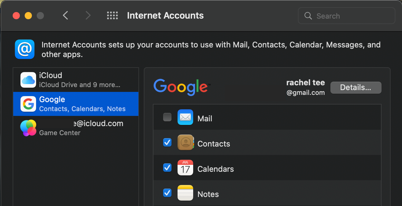 mac mail exchange knocked out gmail