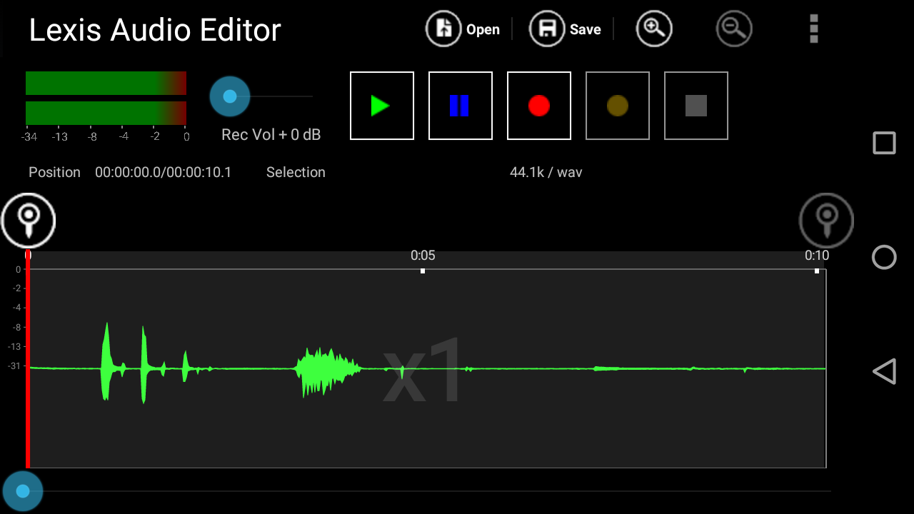 Lexis Audio Editor - HomePage