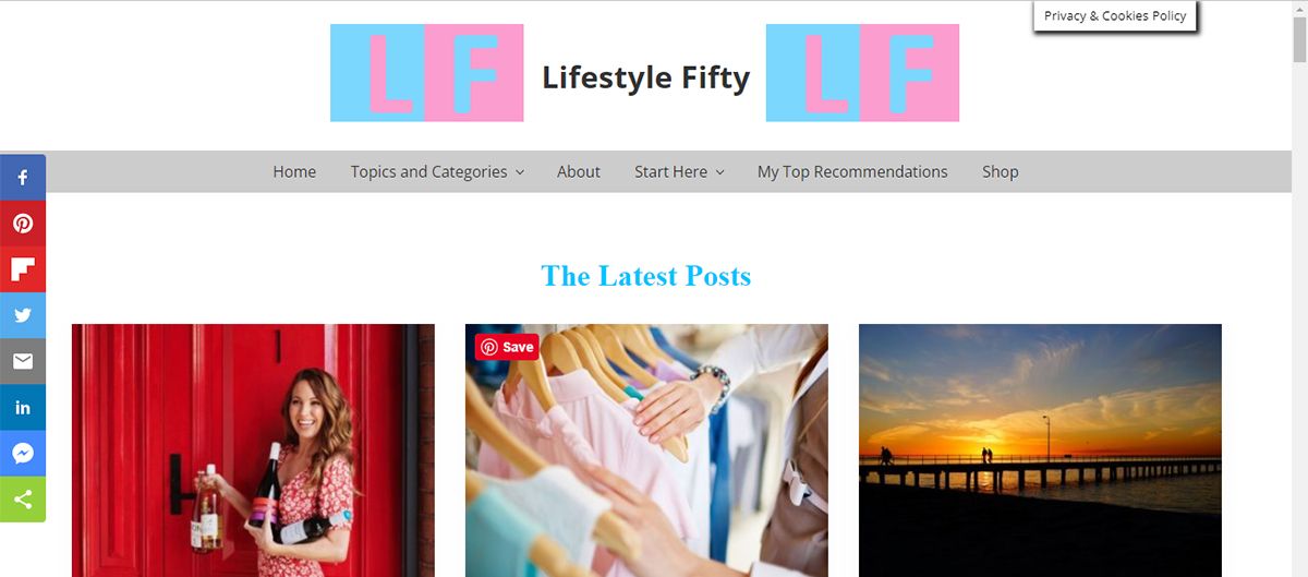 Lifestylefifty.com - Home Page
