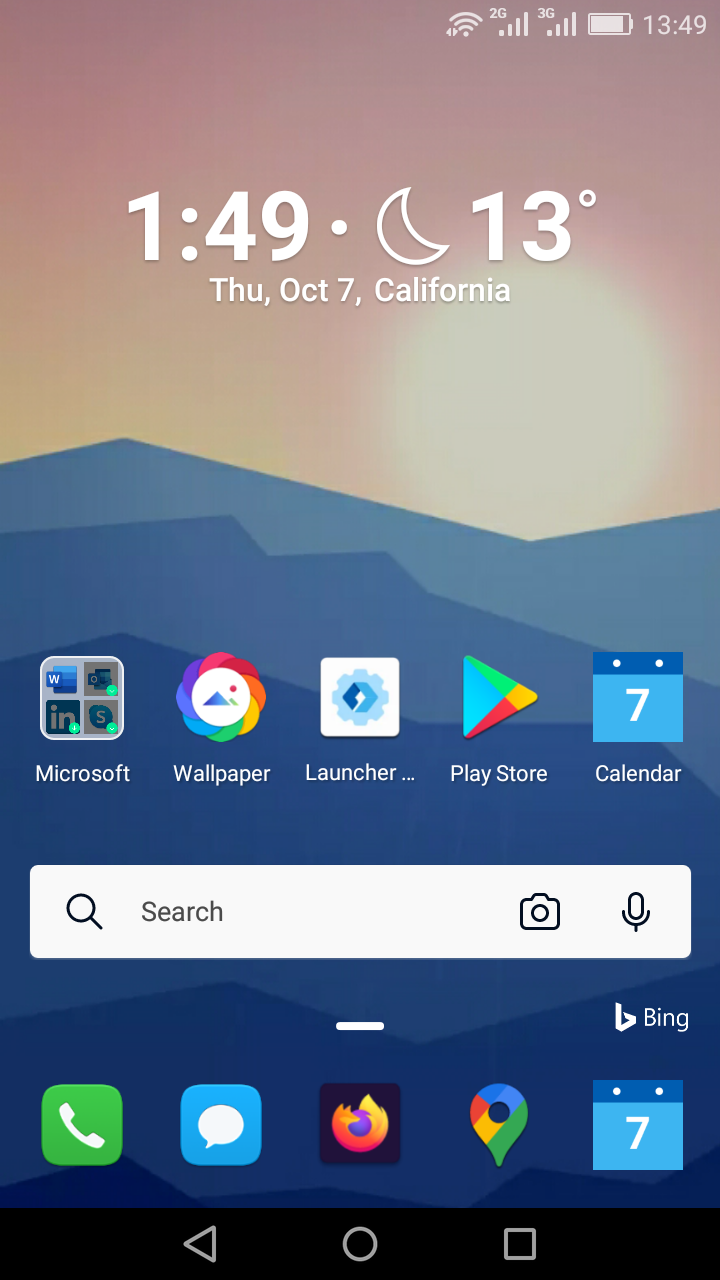 Microsoft Launcher - Home Page