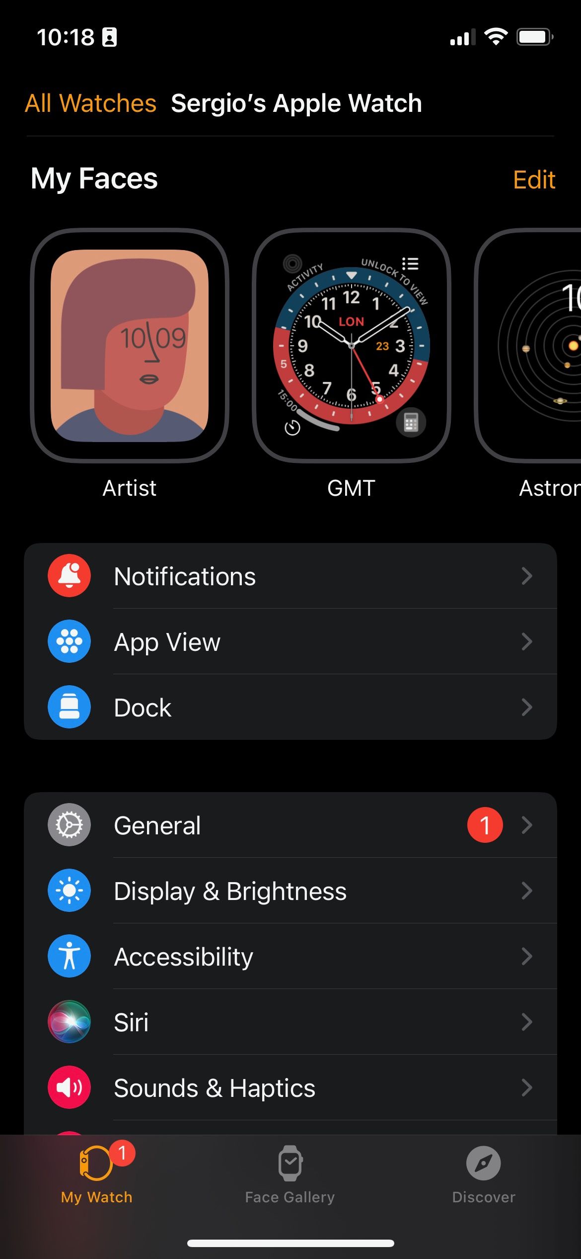 rearrange apps on apple watch