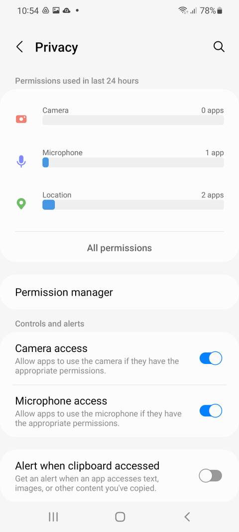 9 ویژگی برتر اینترفیس One UI 4 برای گوشیهای گلکسی سامسونگ 8 One UI 4 privacy2.jpg?q=50&fit=crop&w=480&dpr=1 -