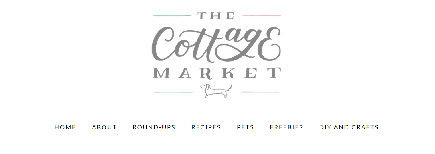 The Cottage Market's homepage.