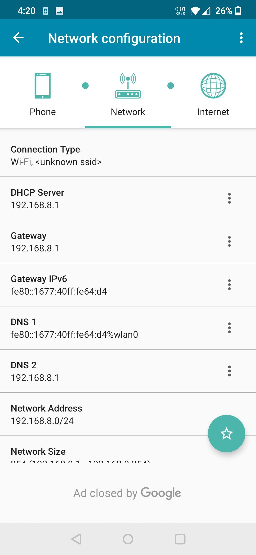Ping Tools Network Configuration