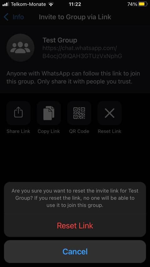 لینک مستقیم گروههای واتساپ و روش ساخت آنها 5 Reset Group Link.jpg?q=50&fit=crop&w=480&dpr=1 -