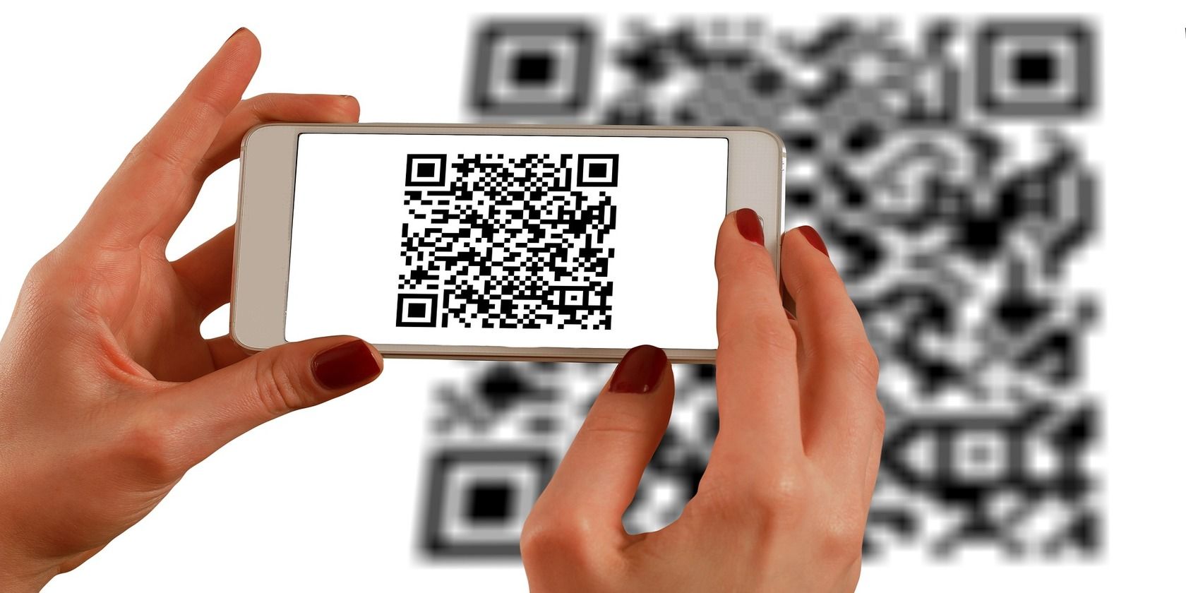 Scanning a QR Code made from QR4Office.