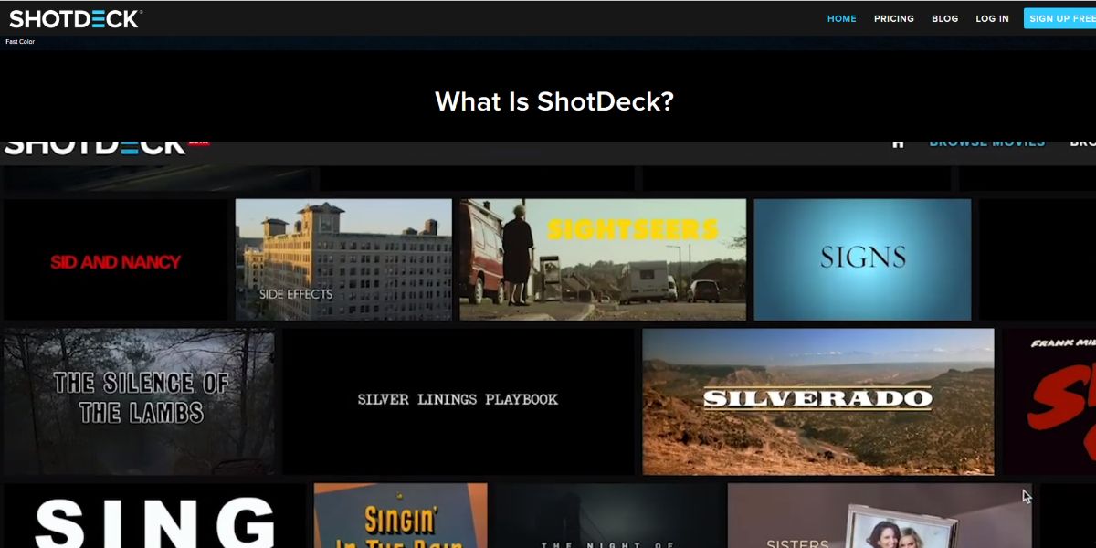 ShotDeck for Cinematography
