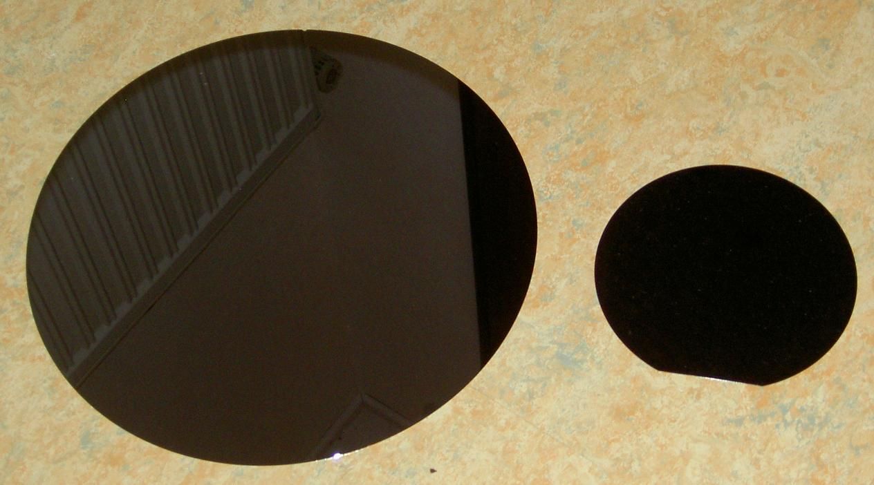 A silicon wafer