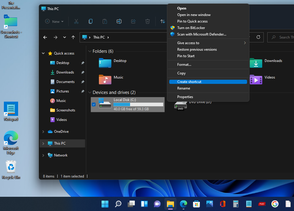 How to pin to taskbar Windows 11