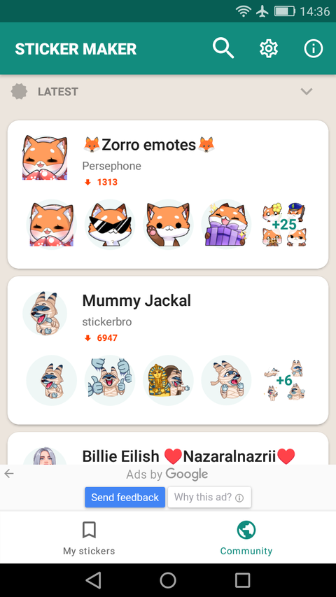 واتساپ خود را با این 10 اپلیکیشن اندرویدی بهتر کنید 11 Sticker Maker Home.png?q=50&fit=crop&w=480&dpr=1 -