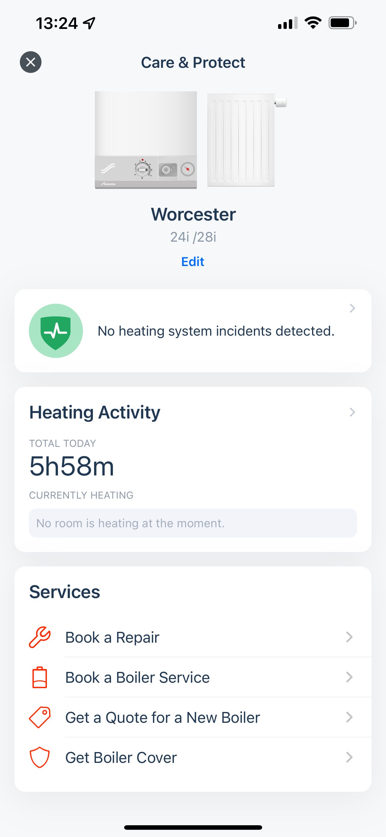 Tado App Care Feature