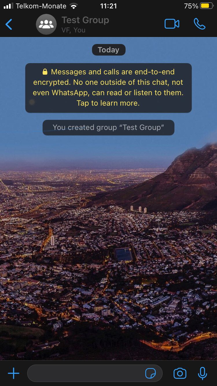WhatsApp group chat screenshot